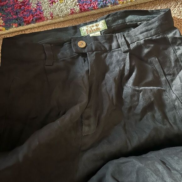 Tommy Bahama black silk pants - Picture 6 of 8